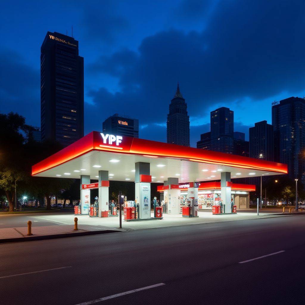 Estación YPF urbana